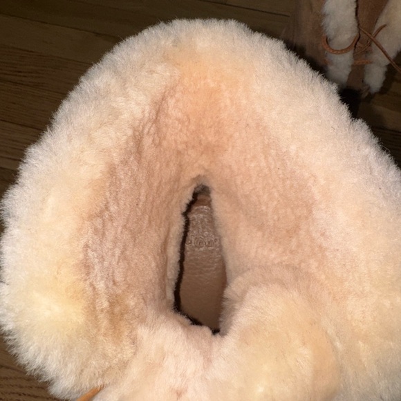 UGG JERENE Chestnut Suede Mid-Calf Boots - Picture 6 of 6